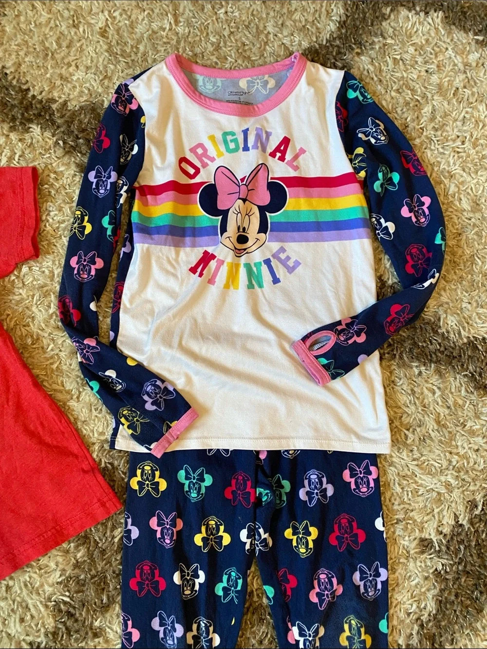 Minnie Tee and pajamas